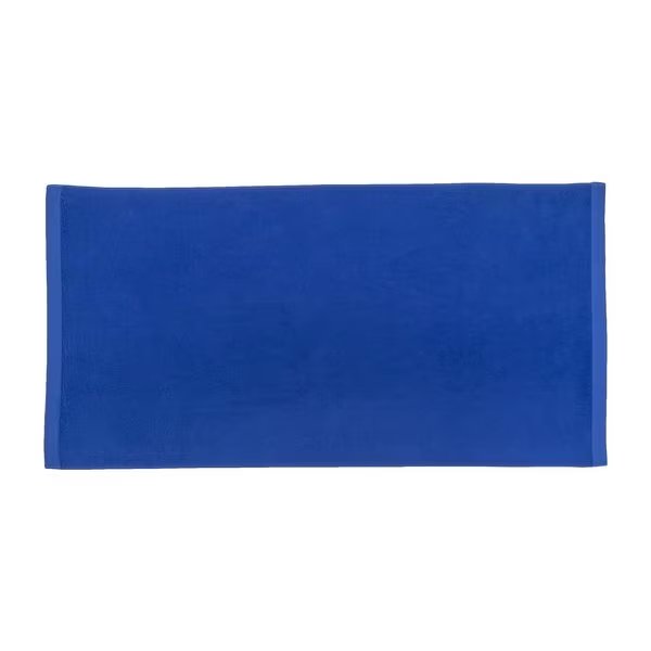 Jumbo Size Terry Dobby Hem Velour Beach Towel Velour Beach Towel 36 inch x 72 inch -Royal Blue, Towelsoft, Mfr#: HOME-BV1104-RYL